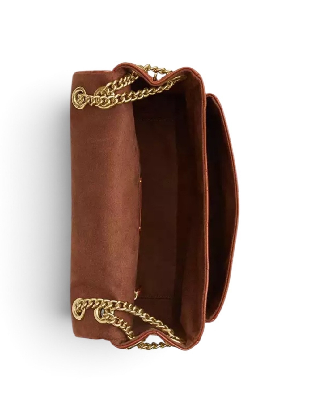 Coach Elodie  Leather Shoulder Bag in Saddle - Picture 6 of 11